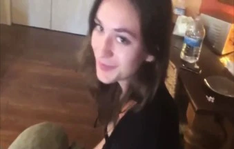 sexy violet gems teams up with her friend brandy renee to fuck her stepdad